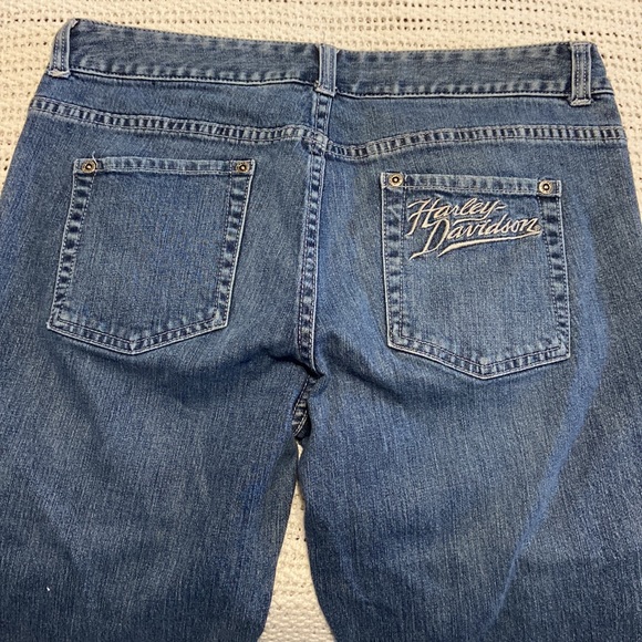 Harley-Davidson Denim - Harley Davidson Capri Jeans - Size 10 - Preloved